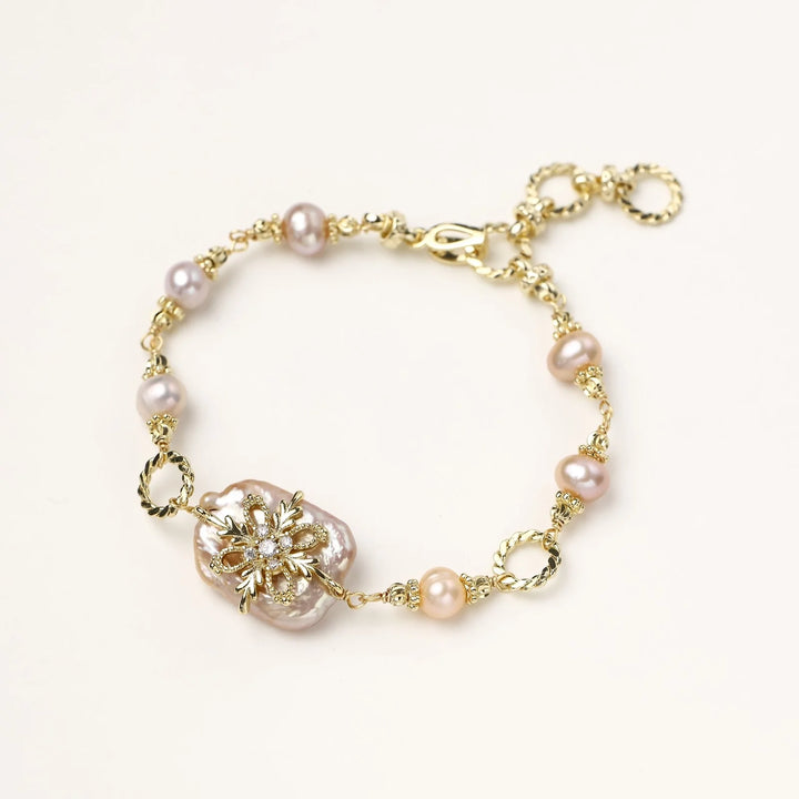 Baroque Pearl Bloom Bracelet