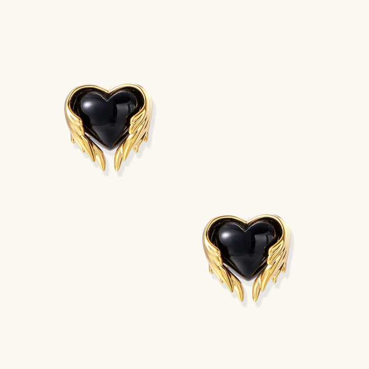 Angel Heart Studs