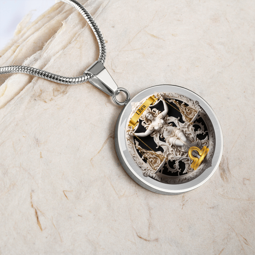 Libra Zodiac Sign- Custom Crafted Necklace