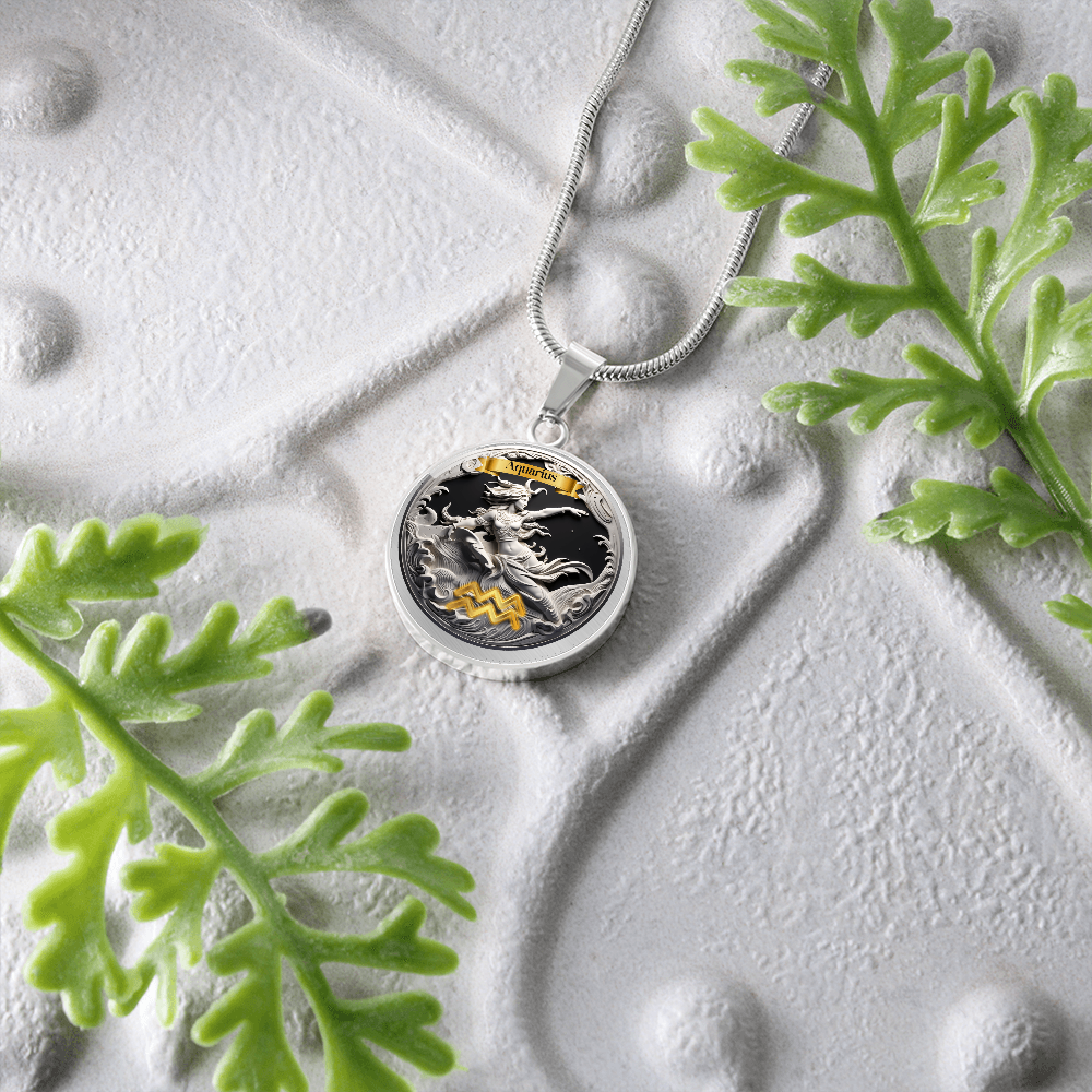 Aquarius Zodiac Signs - Custom Crafted Necklace