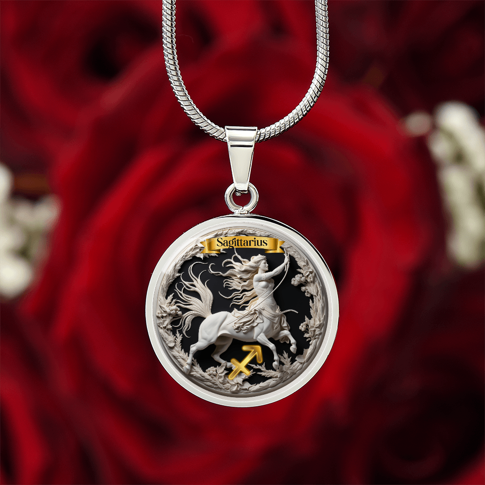 Sagittarius Zodiac Sign - Custom Crafted Necklace