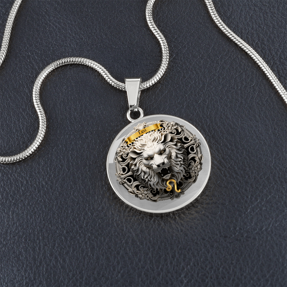 Leo Zodiac Sign - Custom Crafted Necklace