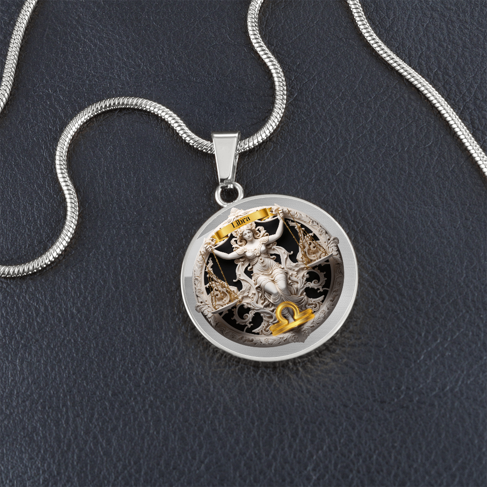 Libra Zodiac Sign- Custom Crafted Necklace