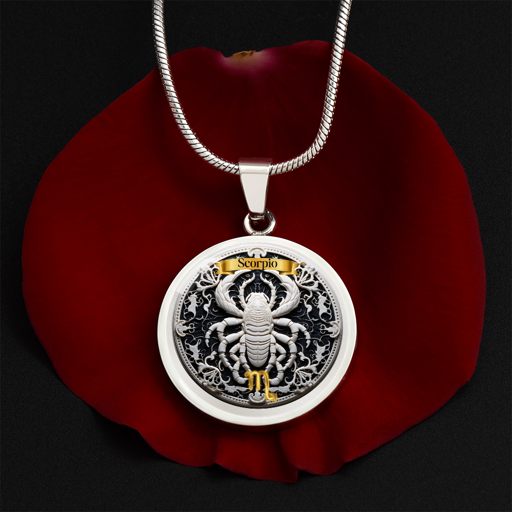 Scorpio Zodiac Sign- Custom Crafted Necklace