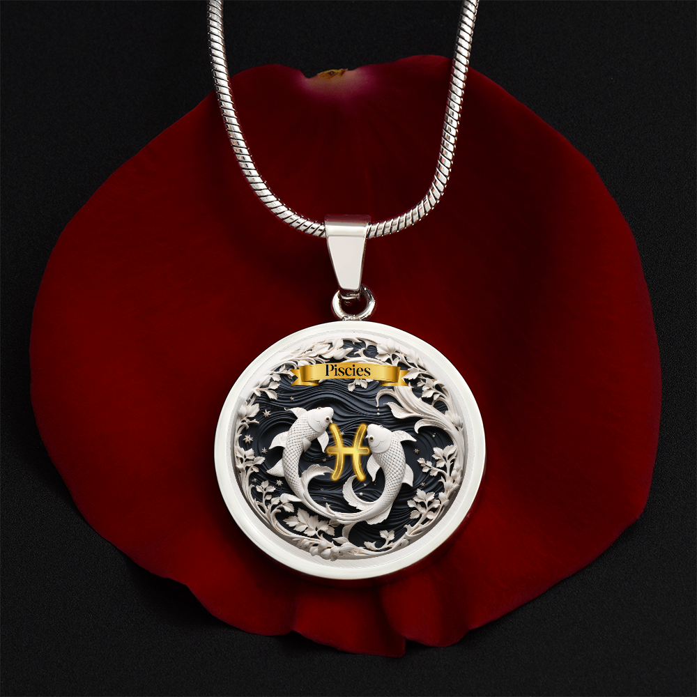 Pisces Zodiac Sign- Custom Crafted Necklace