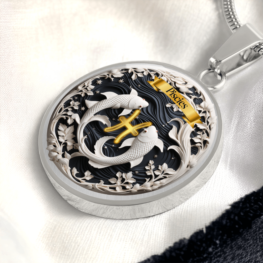 Pisces Zodiac Sign- Custom Crafted Necklace