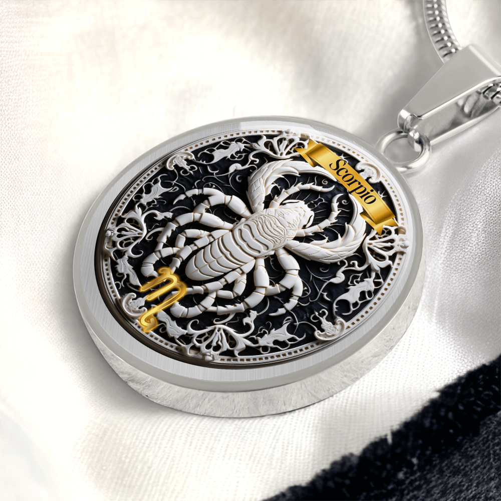 Scorpio Zodiac Sign- Custom Crafted Necklace
