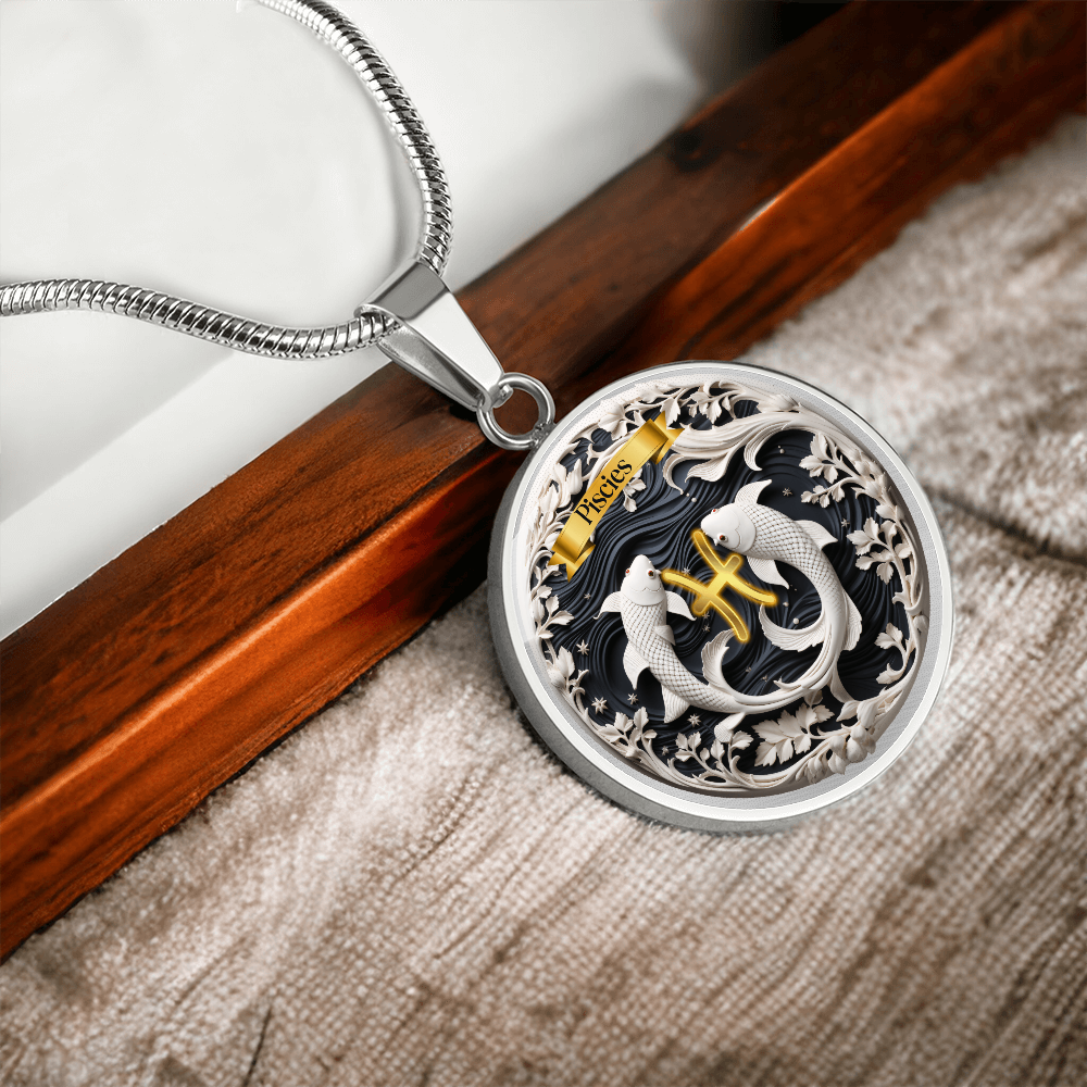 Pisces Zodiac Sign- Custom Crafted Necklace