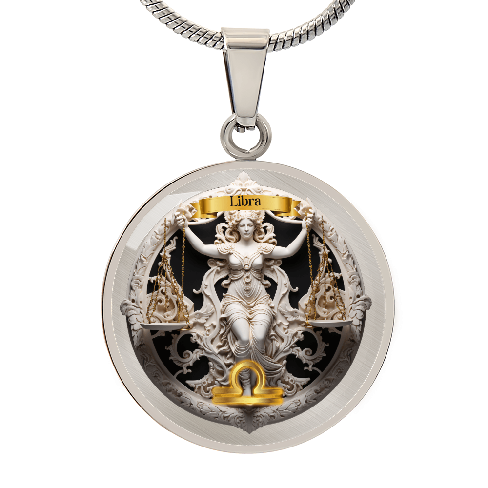 Libra Zodiac Sign- Custom Crafted Necklace