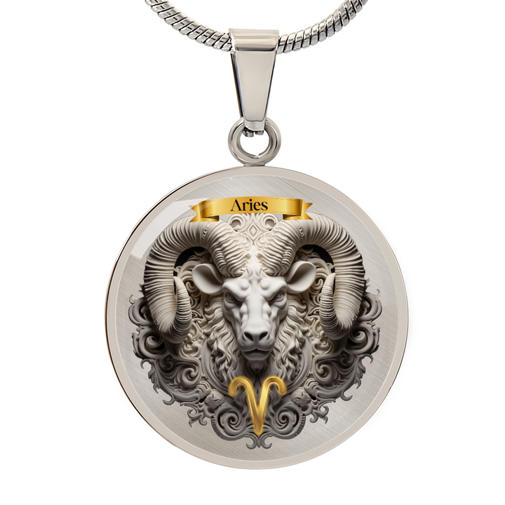Aries Zodiac Sign- Custom Crafted Necklace