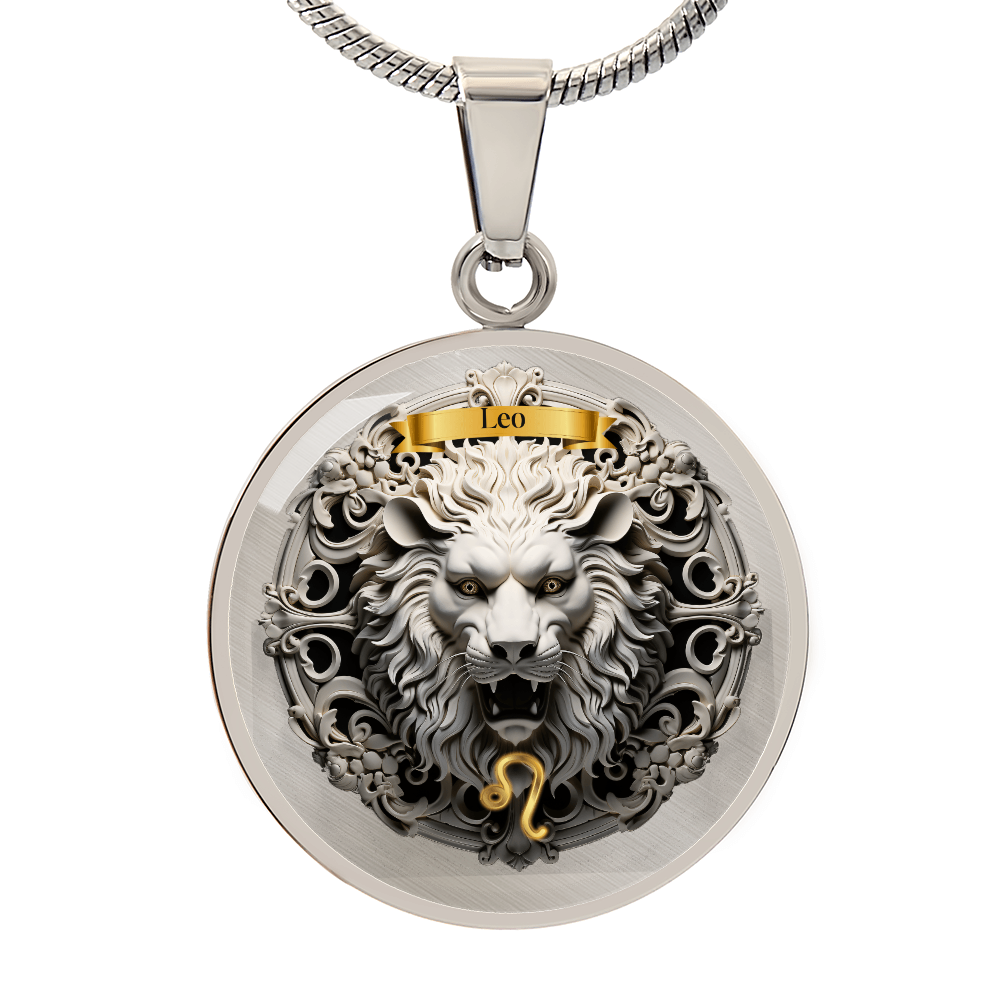 Leo Zodiac Sign - Custom Crafted Necklace