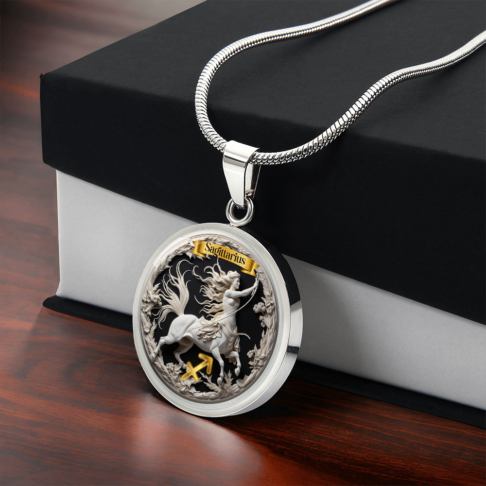 Sagittarius Zodiac Sign - Custom Crafted Necklace