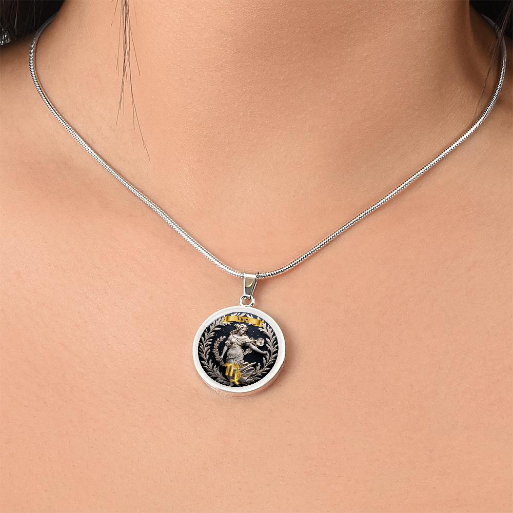 Virgo Zodiac Sign  - Custom Crafted Necklace