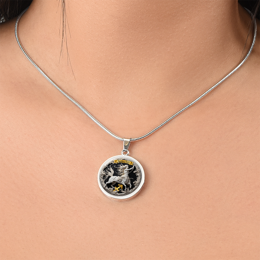 Sagittarius Zodiac Sign - Custom Crafted Necklace