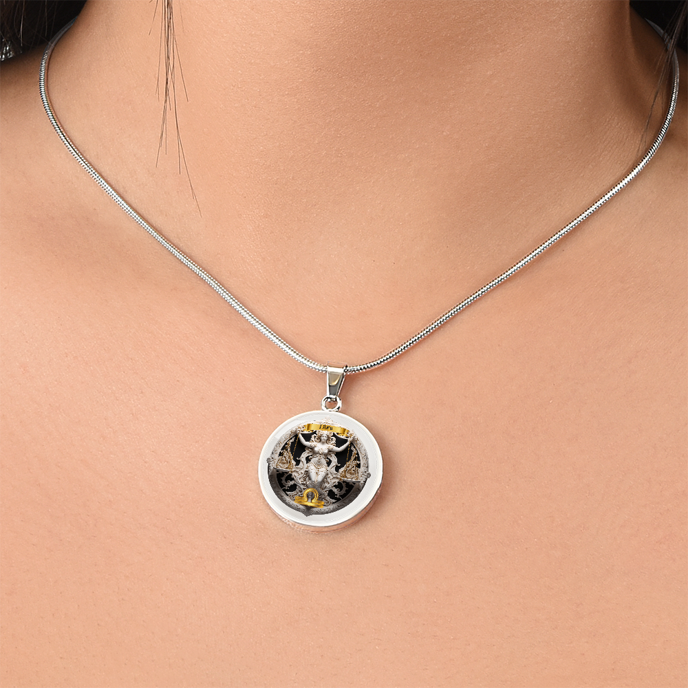 Libra Zodiac Sign- Custom Crafted Necklace
