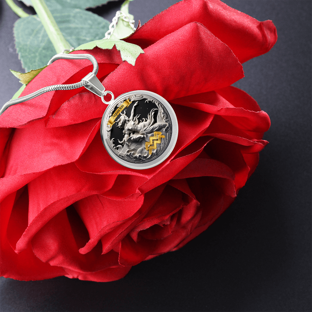 Aquarius Zodiac Signs - Custom Crafted Necklace