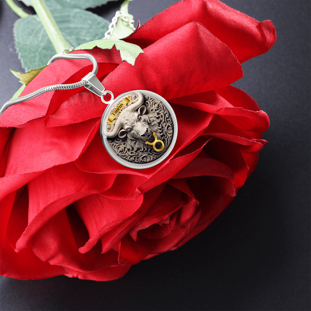 Taurus Zodiac Sign - Custom Crafted Necklace