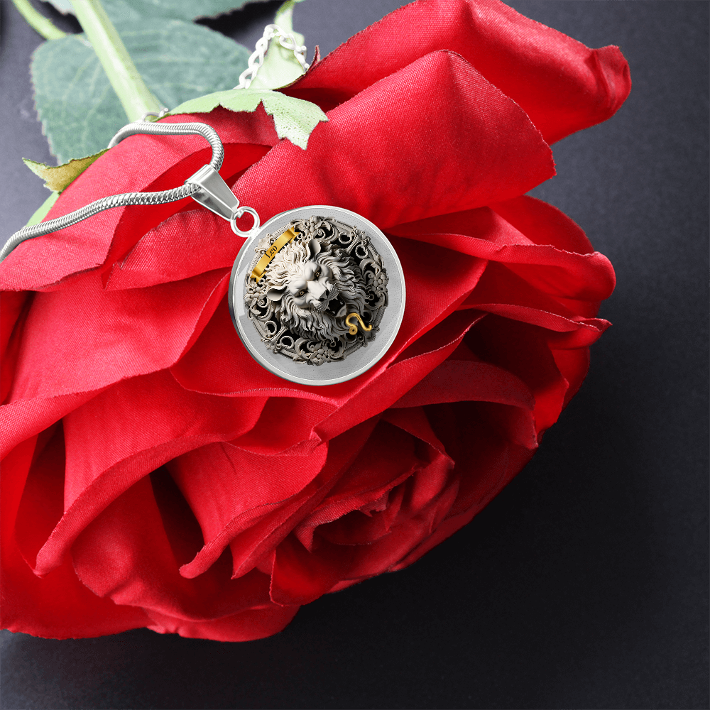 Leo Zodiac Sign - Custom Crafted Necklace