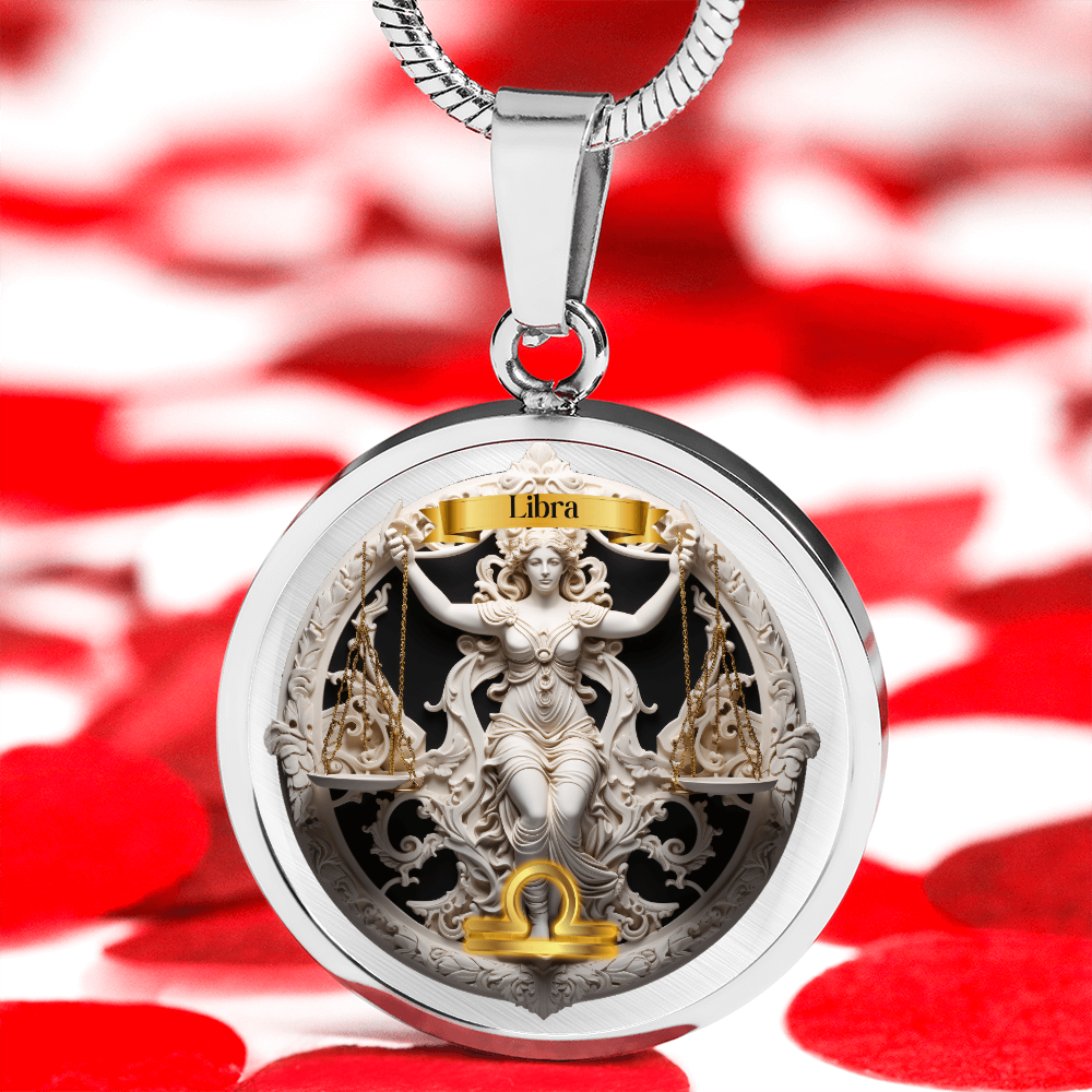 Libra Zodiac Sign- Custom Crafted Necklace