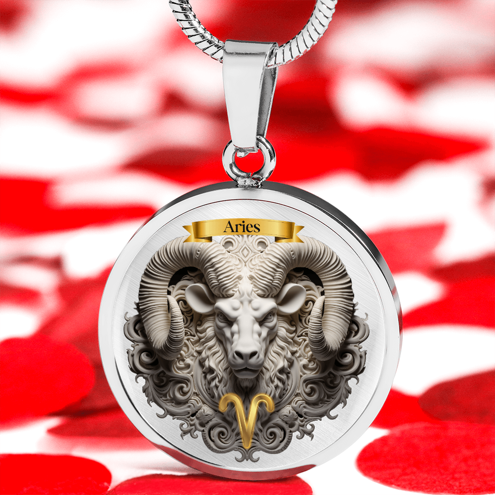 Aries Zodiac Sign- Custom Crafted Necklace