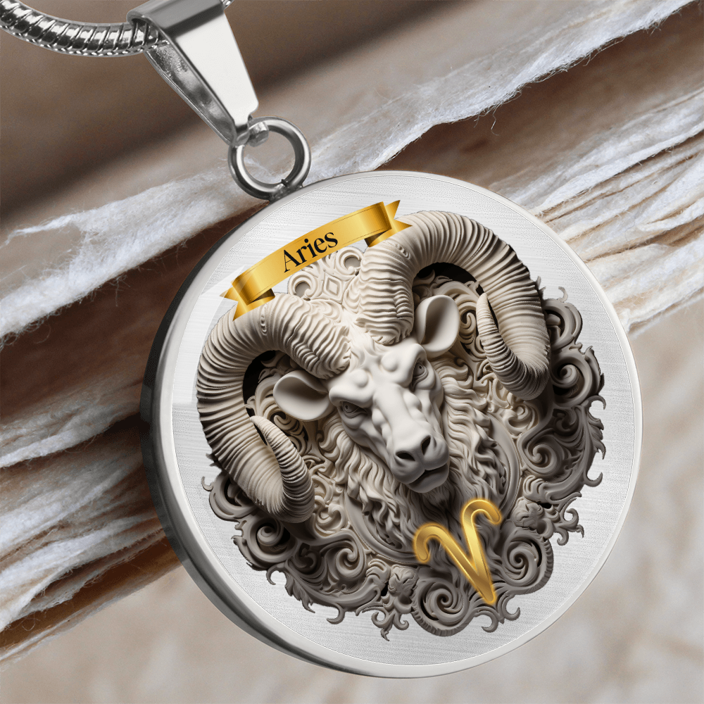 Aries Zodiac Sign- Custom Crafted Necklace