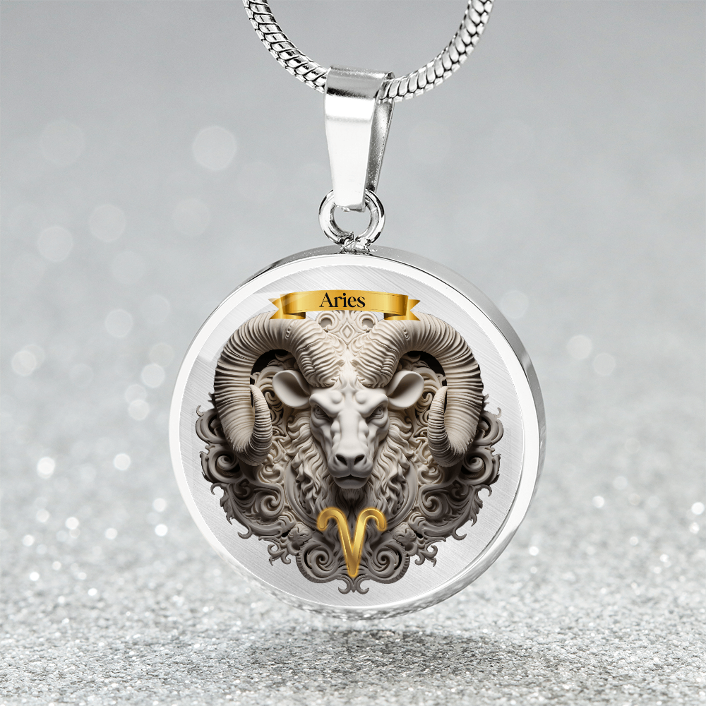 Aries Zodiac Sign- Custom Crafted Necklace