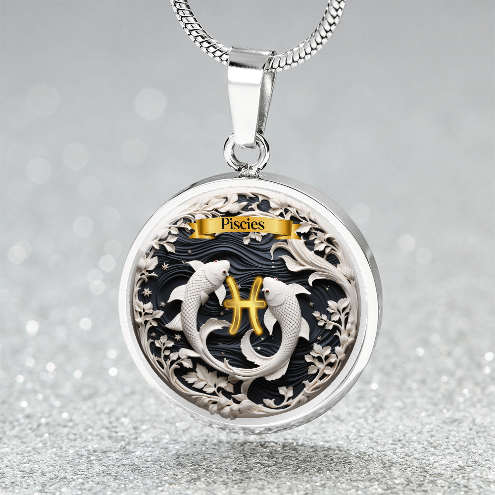 Pisces Zodiac Sign- Custom Crafted Necklace
