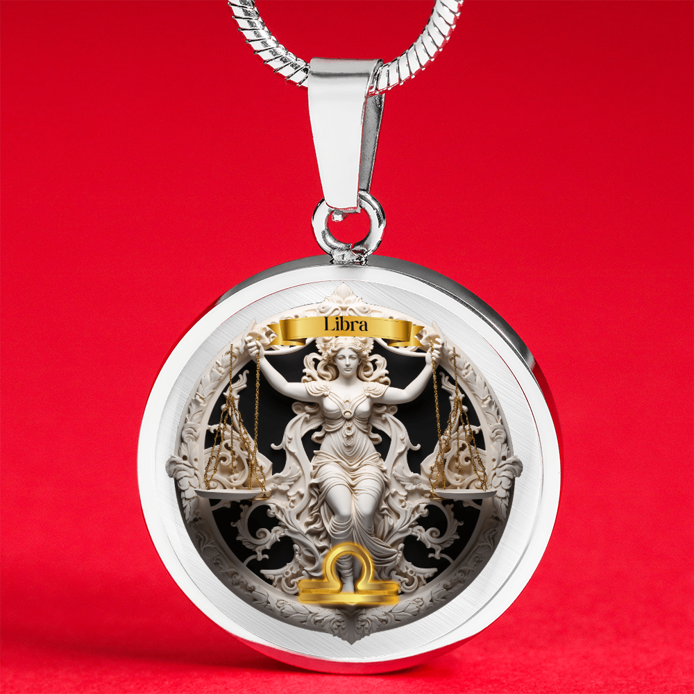 Libra Zodiac Sign- Custom Crafted Necklace