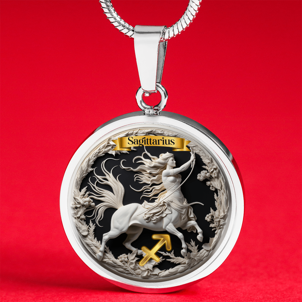 Sagittarius Zodiac Sign - Custom Crafted Necklace