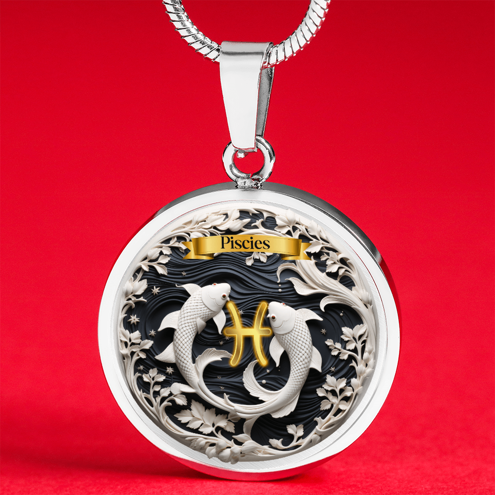 Pisces Zodiac Sign- Custom Crafted Necklace