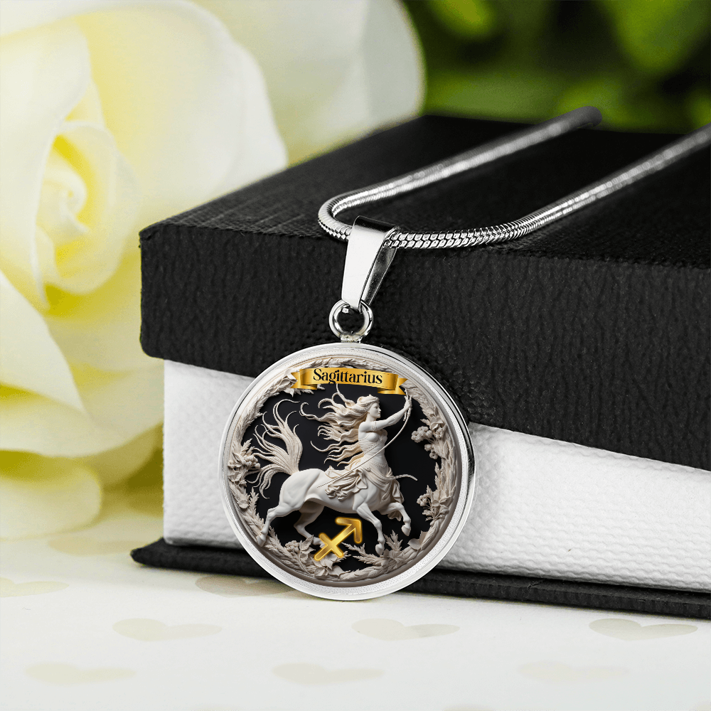 Sagittarius Zodiac Sign - Custom Crafted Necklace