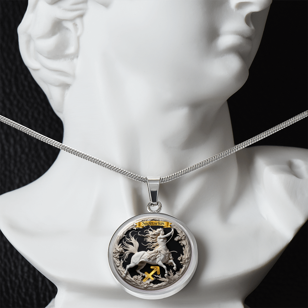 Sagittarius Zodiac Sign - Custom Crafted Necklace