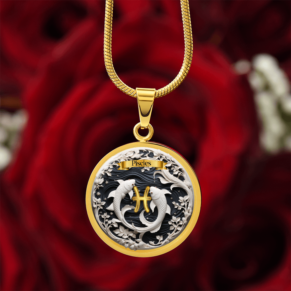 Pisces Zodiac Sign- Custom Crafted Necklace