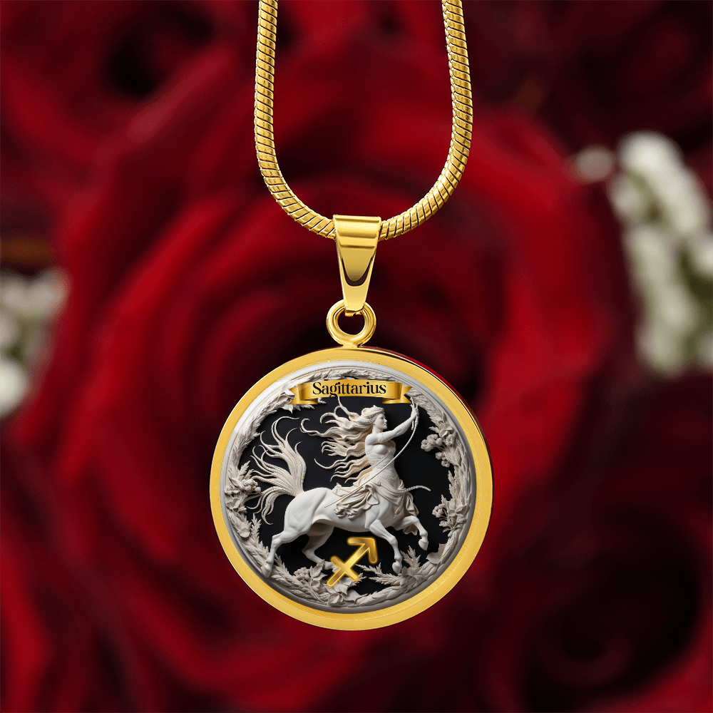 Sagittarius Zodiac Sign - Custom Crafted Necklace
