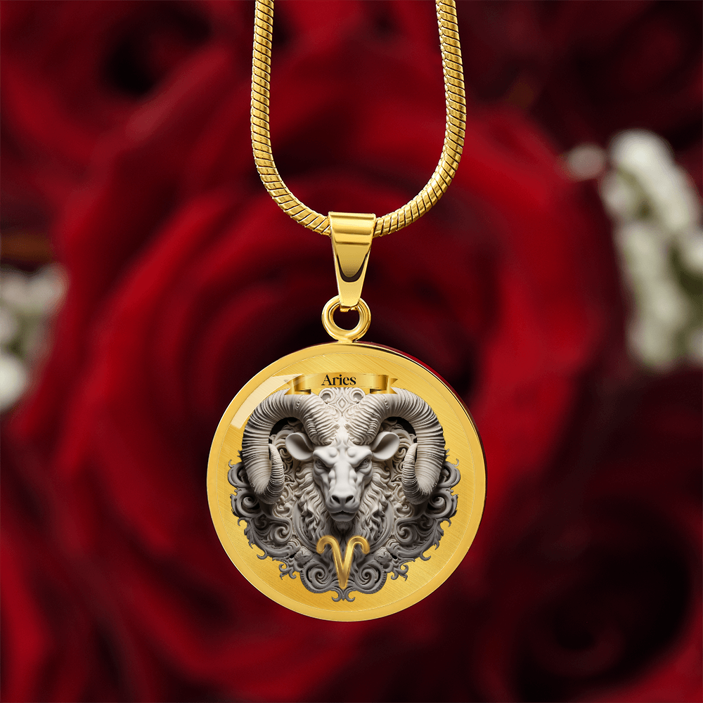 Aries Zodiac Sign- Custom Crafted Necklace