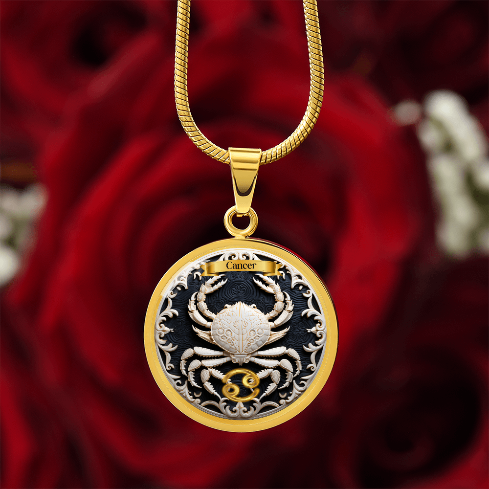Cancer Zodiac Sign - Custom Crated Necklace