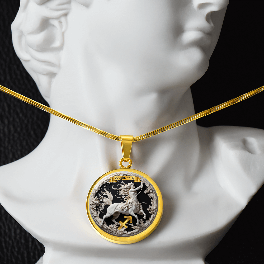 Sagittarius Zodiac Sign - Custom Crafted Necklace