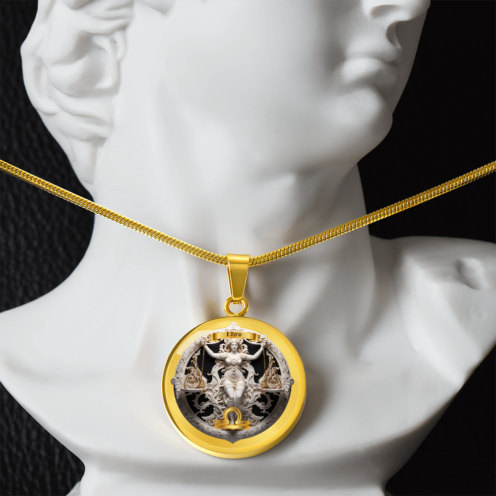 Libra Zodiac Sign- Custom Crafted Necklace