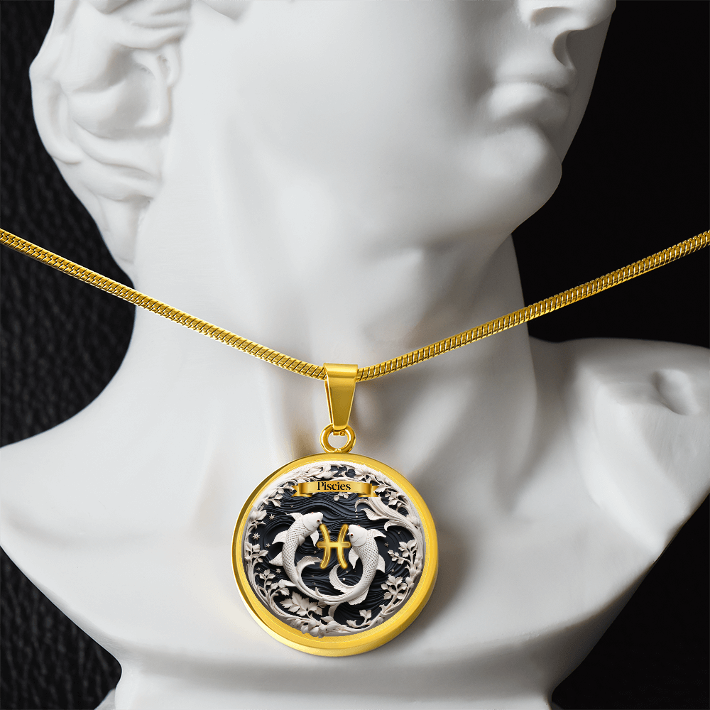 Pisces Zodiac Sign- Custom Crafted Necklace