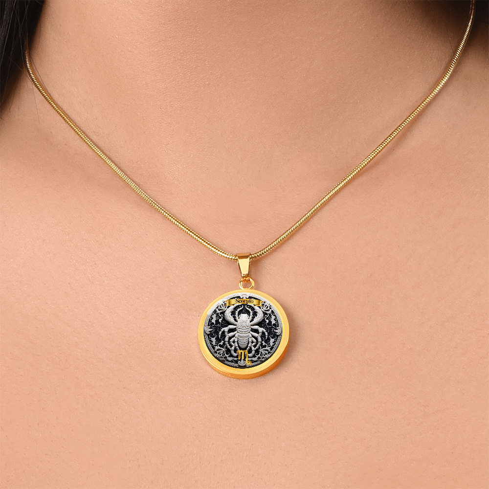 Scorpio Zodiac Sign- Custom Crafted Necklace