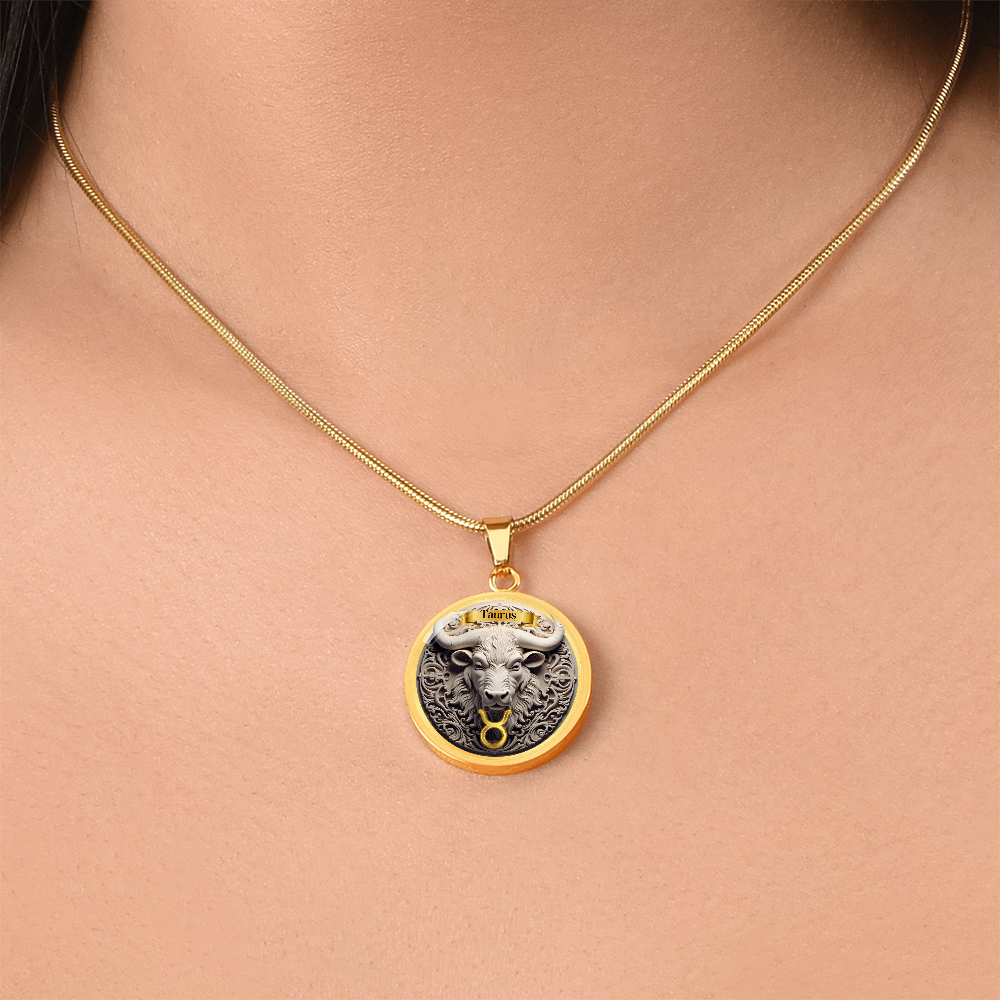 Taurus Zodiac Sign - Custom Crafted Necklace