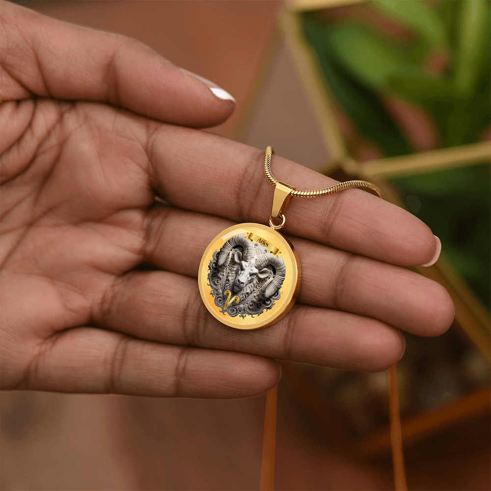 Aries Zodiac Sign- Custom Crafted Necklace