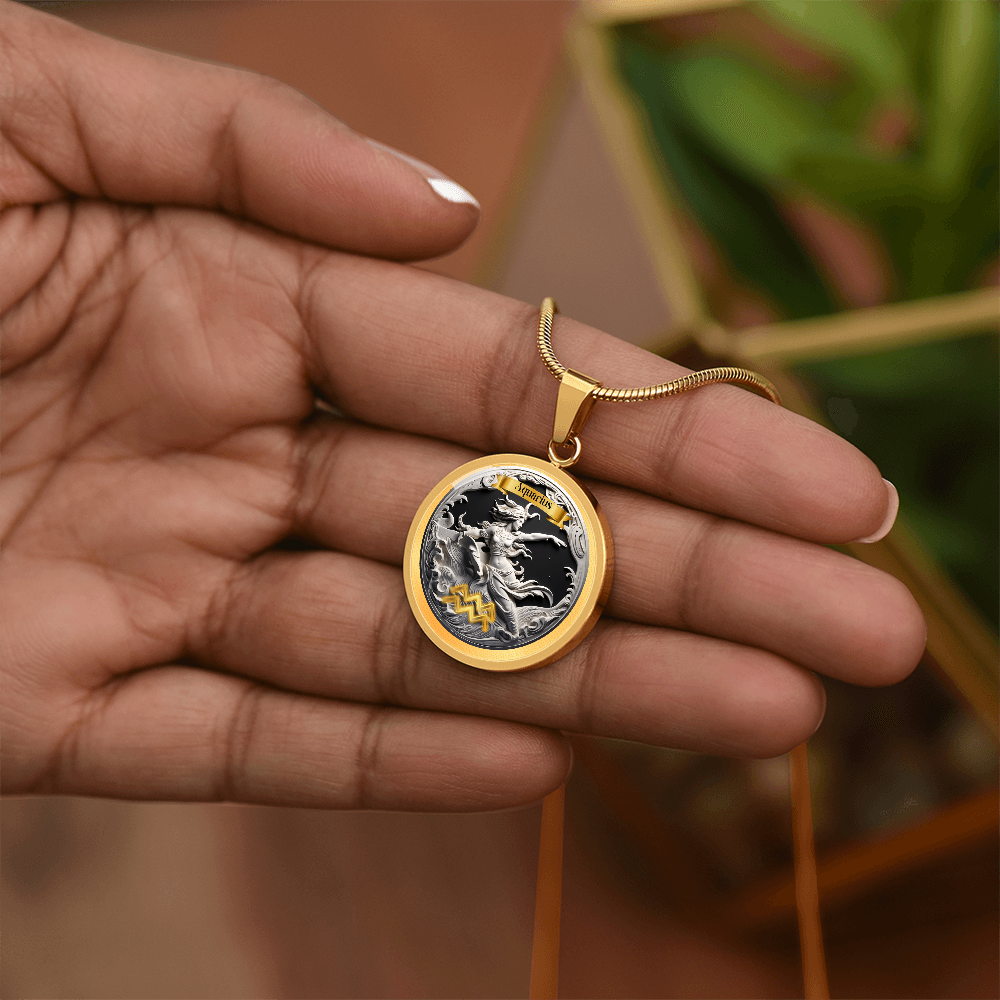 Aquarius Zodiac Signs - Custom Crafted Necklace