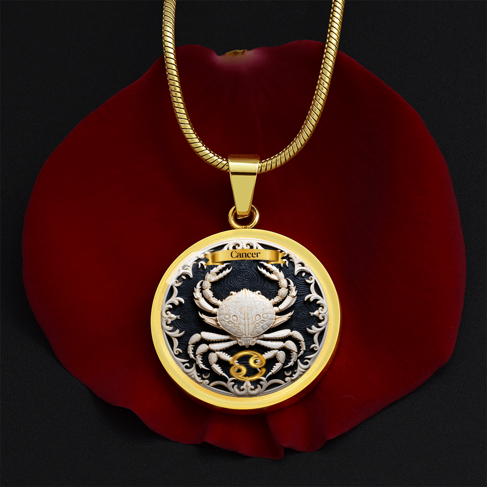 Cancer Zodiac Sign - Custom Crated Necklace