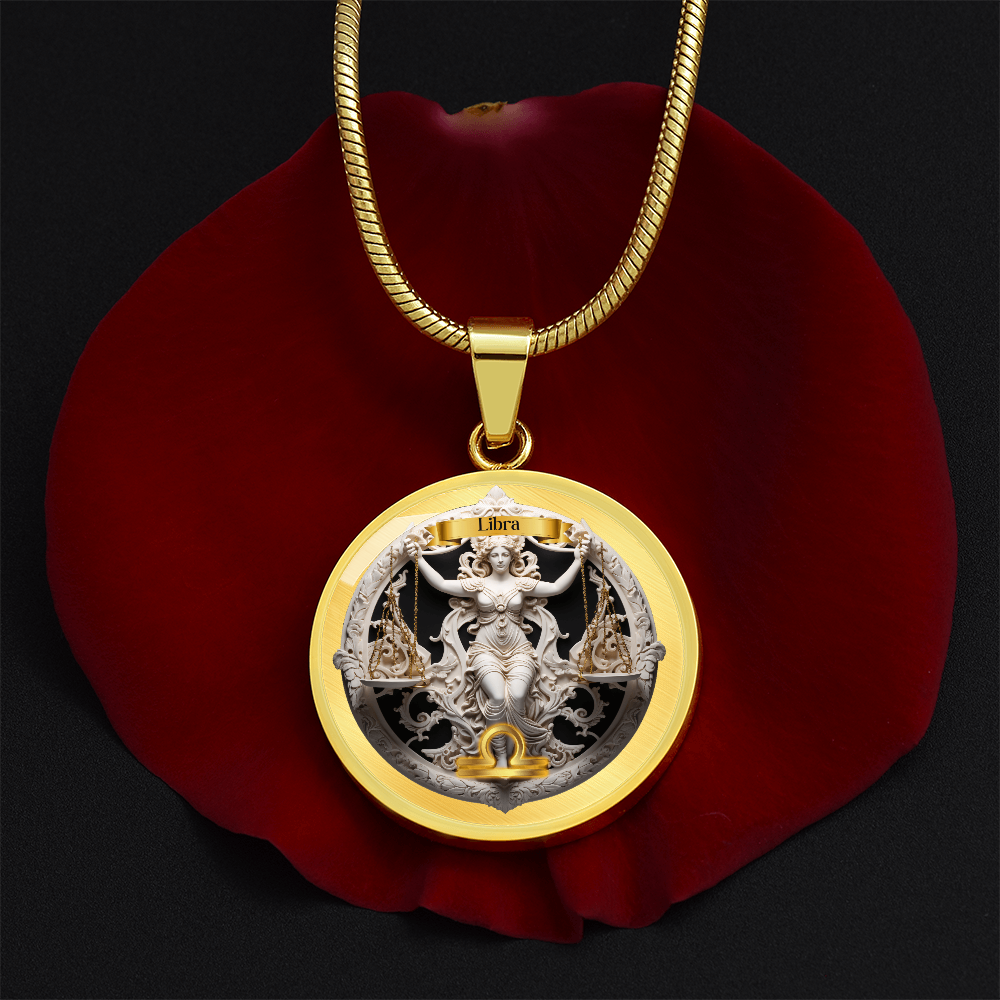 Libra Zodiac Sign- Custom Crafted Necklace