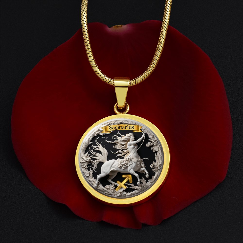 Sagittarius Zodiac Sign - Custom Crafted Necklace