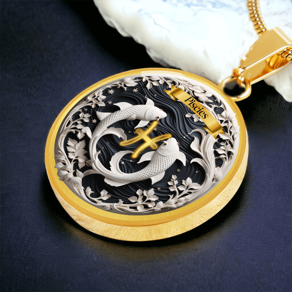 Pisces Zodiac Sign- Custom Crafted Necklace