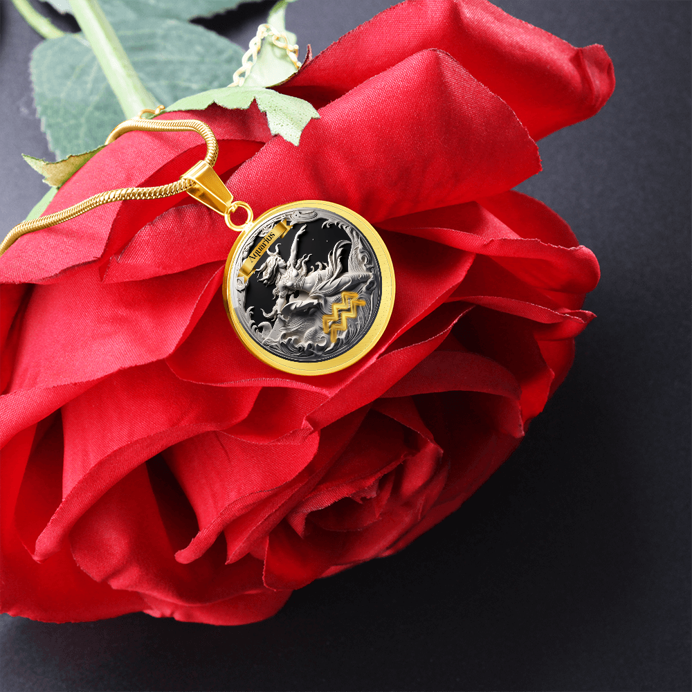 Aquarius Zodiac Signs - Custom Crafted Necklace