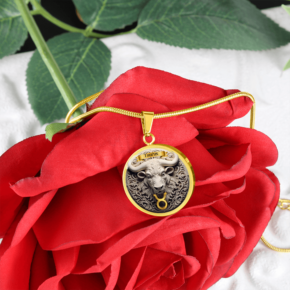 Taurus Zodiac Sign - Custom Crafted Necklace