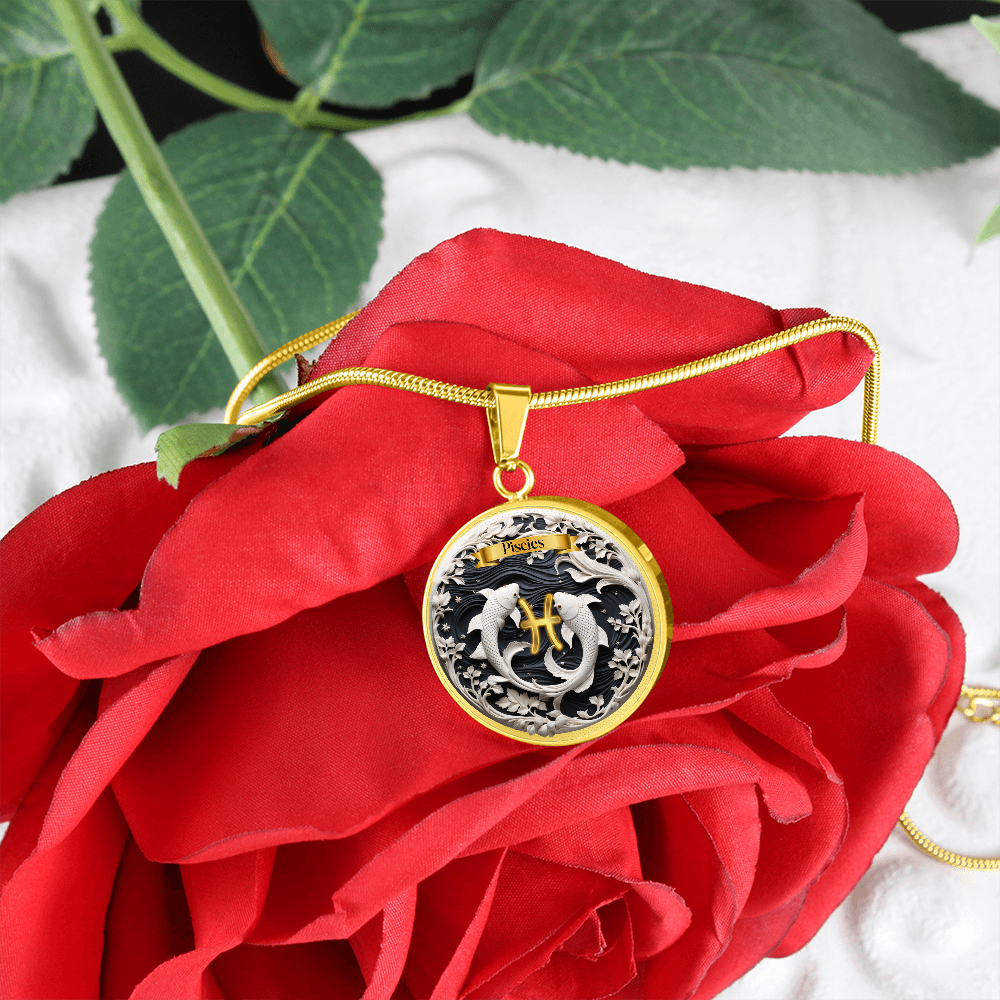 Pisces Zodiac Sign- Custom Crafted Necklace